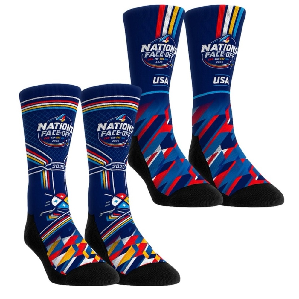 4 Nations Face Off USA socks (2 pack)
